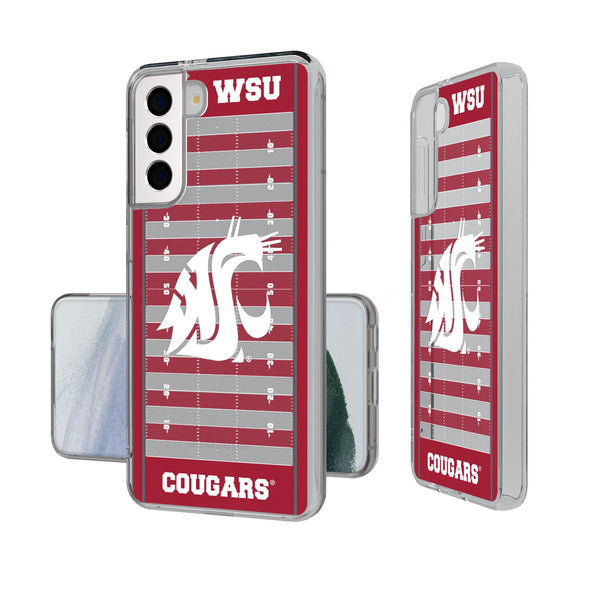 Washington State University Cougars Field Galaxy Clear Phone Case