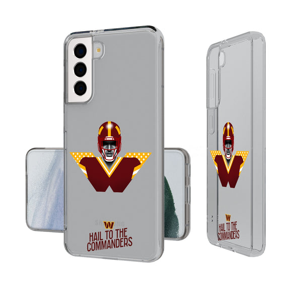 Washington Commanders 2024 Illustrated Limited Edition Galaxy Clear Phone Case