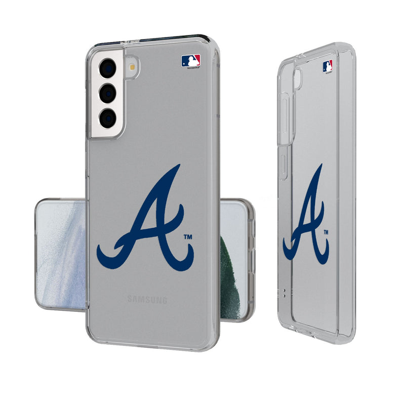 Atlanta Braves Insignia Galaxy Clear Phone Case