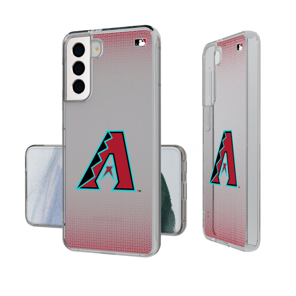 Arizona Diamondbacks Linen Galaxy Clear Phone Case