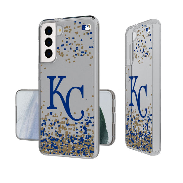 Kansas City Royals Confetti Galaxy Clear Phone Case