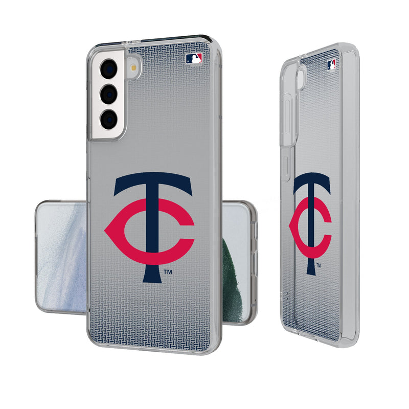 Minnesota Twins Linen Galaxy Clear Phone Case