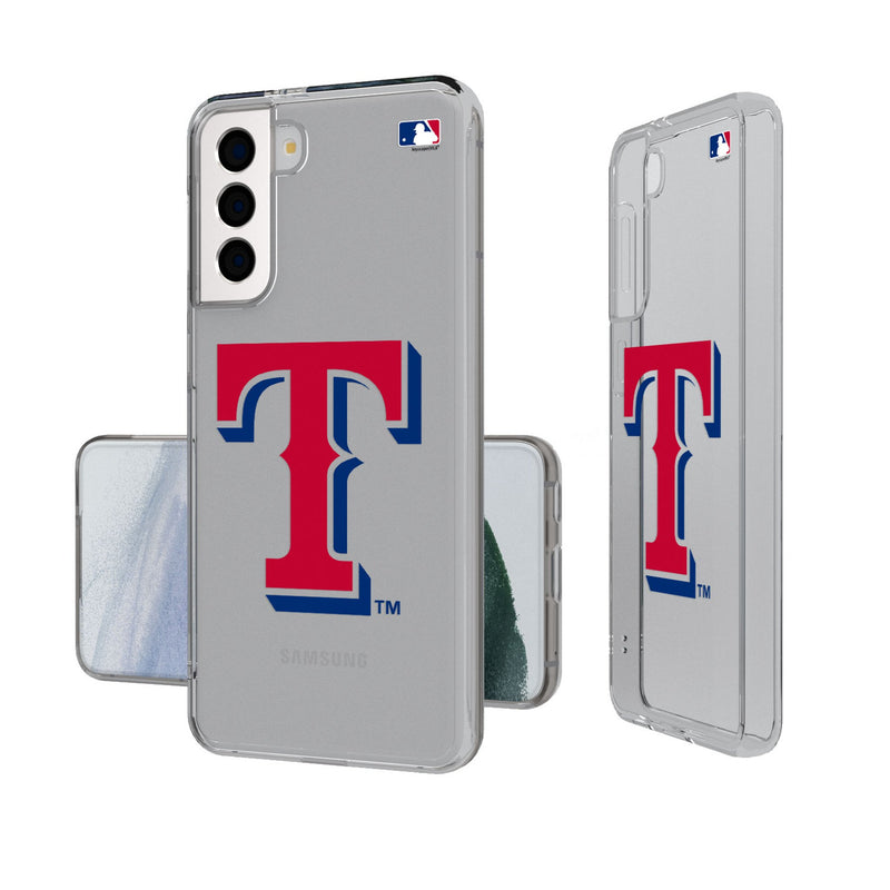 Texas Rangers Insignia Galaxy Clear Phone Case