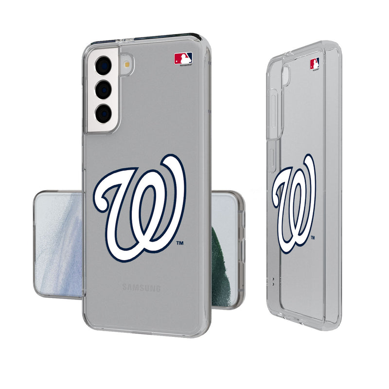 Washington Nationals Insignia Galaxy Clear Phone Case