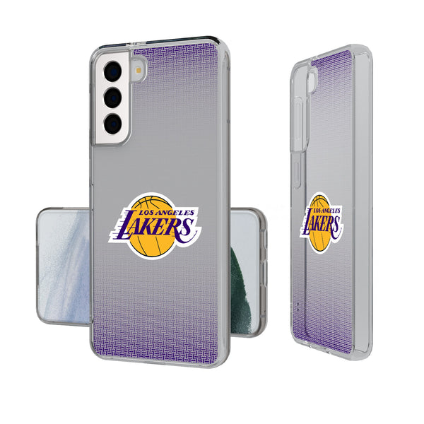 Los Angeles Lakers Linen Galaxy Clear Phone Case