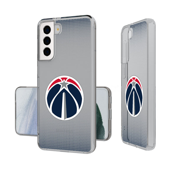 Washington Wizards Linen Galaxy Clear Phone Case