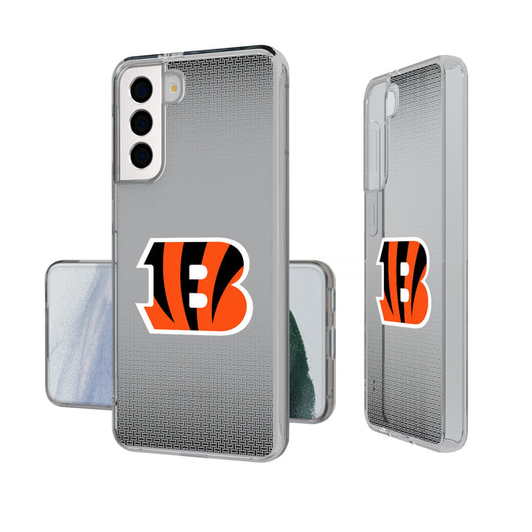 Cincinnati Bengals Linen Galaxy Clear Phone Case