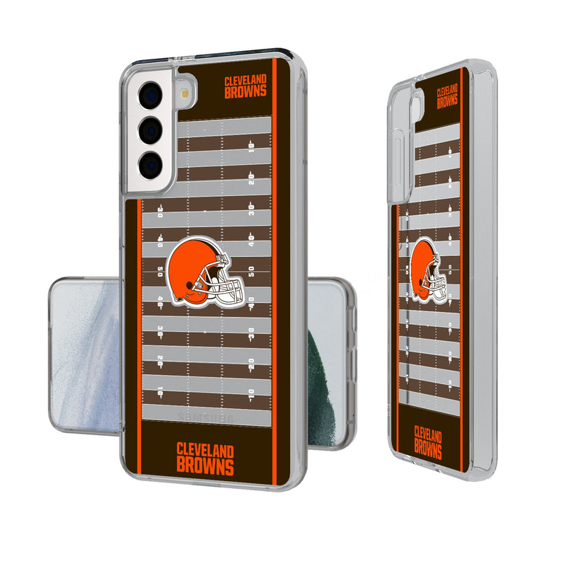 Cleveland Browns Field Galaxy Clear Phone Case