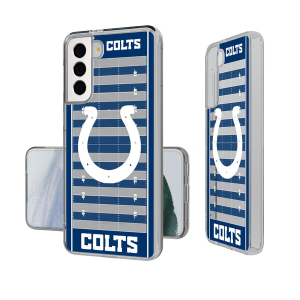 Indianapolis Colts Field Galaxy Clear Phone Case