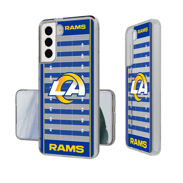 Los Angeles Rams Field Galaxy Clear Phone Case