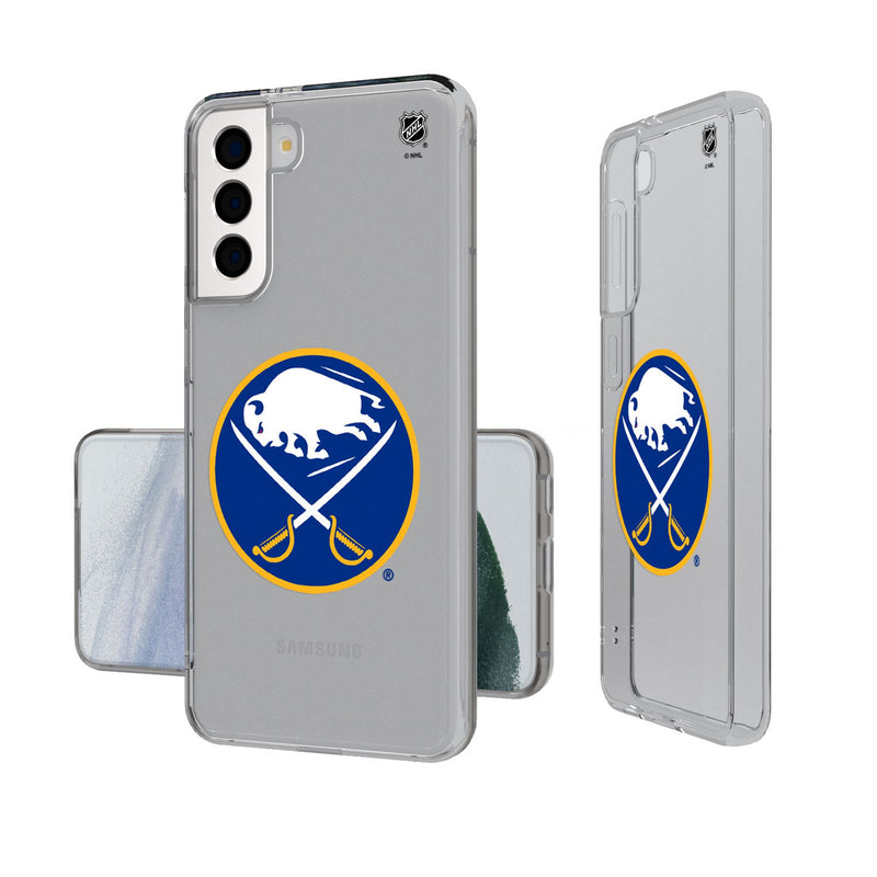 Buffalo Sabres Insignia Galaxy Clear Phone Case