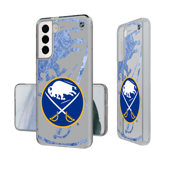 Buffalo Sabres Ice Tilt Galaxy Clear Phone Case