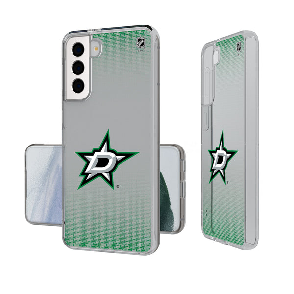 Dallas Stars Linen Galaxy Clear Phone Case