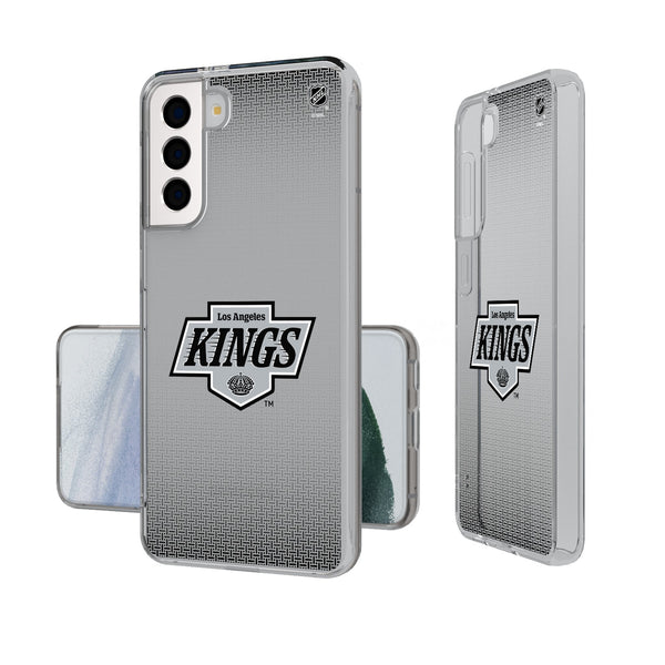 LA Kings Linen Galaxy Clear Phone Case