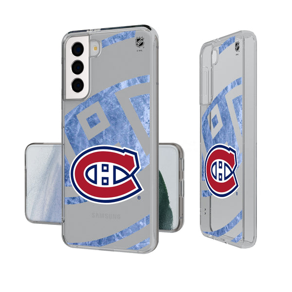 Montreal Canadiens Ice Tilt Galaxy Clear Phone Case