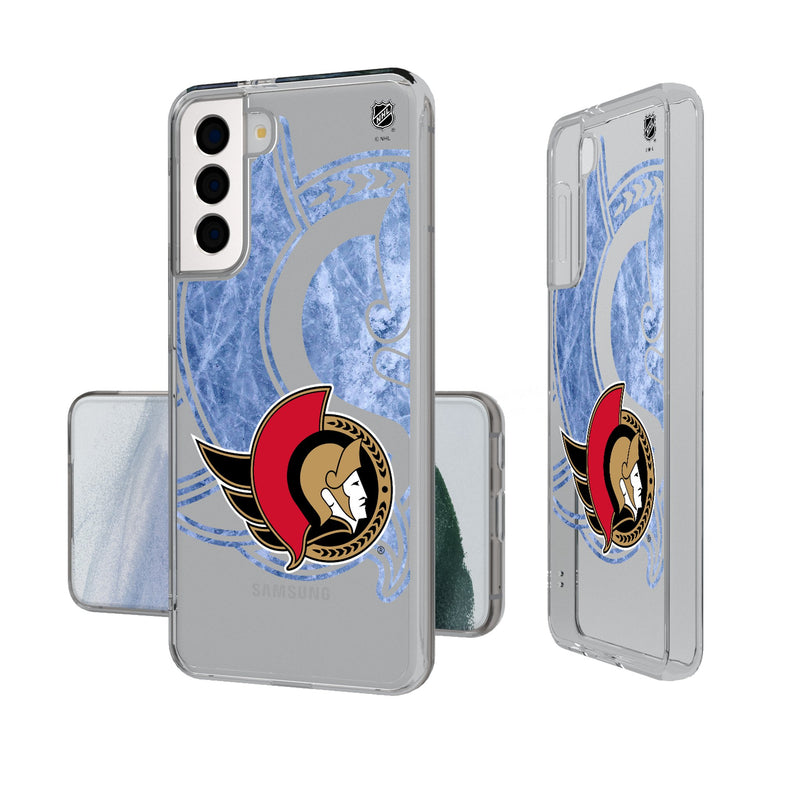 Ottawa Senators Ice Tilt Galaxy Clear Phone Case