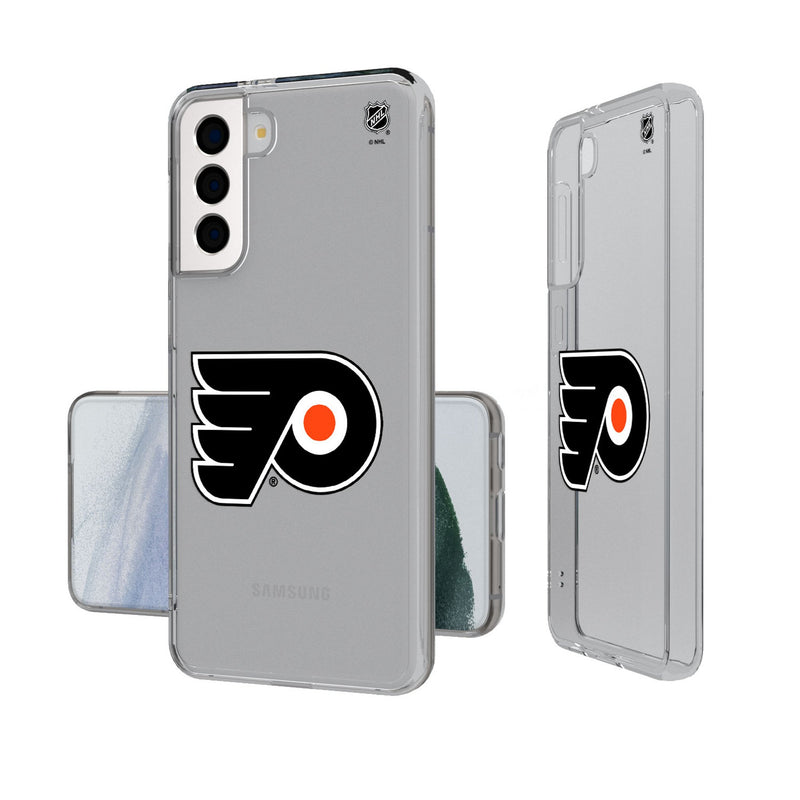 Philadelphia Flyers Insignia Galaxy Clear Phone Case