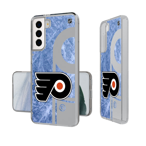 Philadelphia Flyers Ice Tilt Galaxy Clear Phone Case