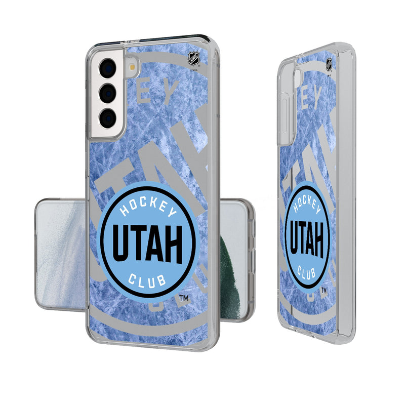 Utah Hockey Club Ice Tilt Galaxy Clear Phone Case