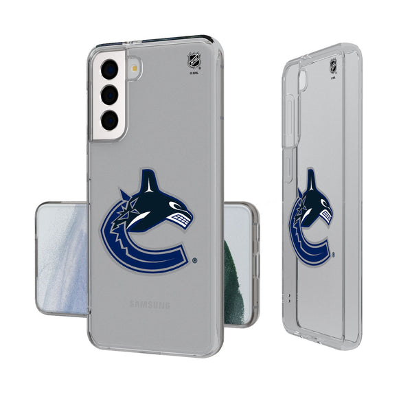 Vancouver Canucks Insignia Galaxy Clear Phone Case