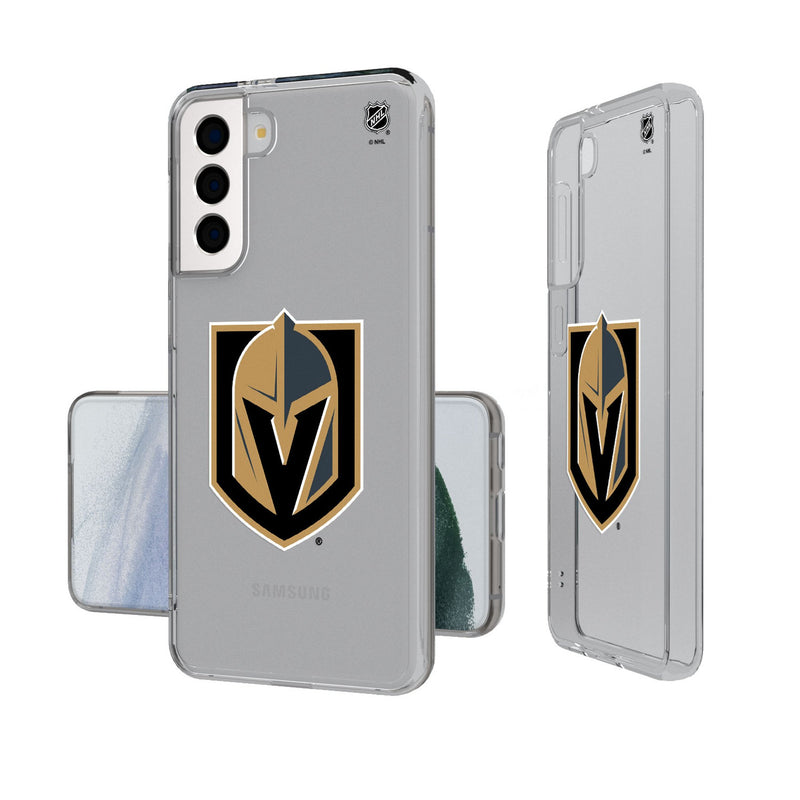 Vegas Golden Knights Insignia Galaxy Clear Phone Case