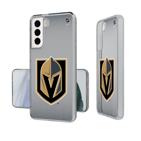 Vegas Golden Knights Linen Galaxy Clear Phone Case