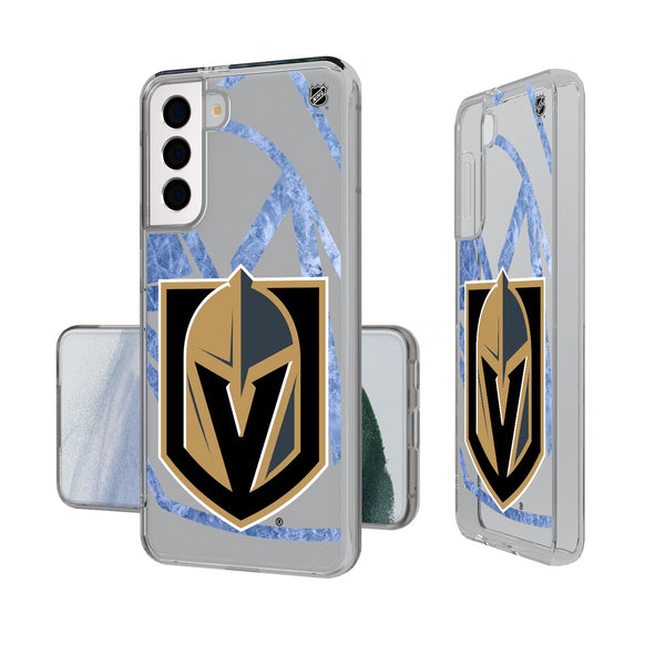 Vegas Golden Knights Ice Tilt Galaxy Clear Phone Case