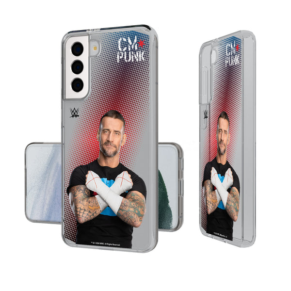 CM Punk Superstar Galaxy Clear Phone Case