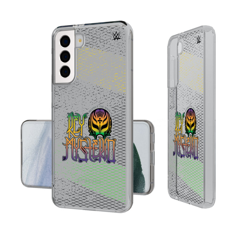 Rey Mysterio Steel Galaxy Clear Phone Case