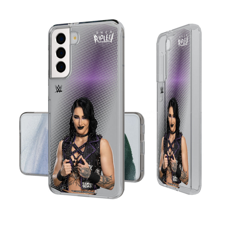 Rhea Ripley Superstar Galaxy Clear Phone Case