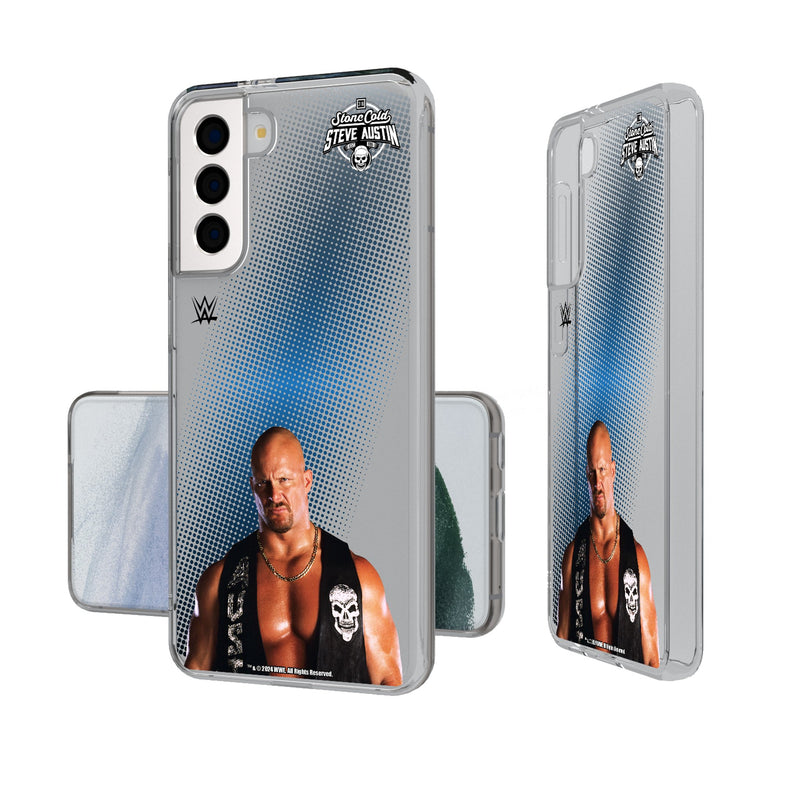 Stone Cold Steve Austin Superstar Galaxy Clear Phone Case