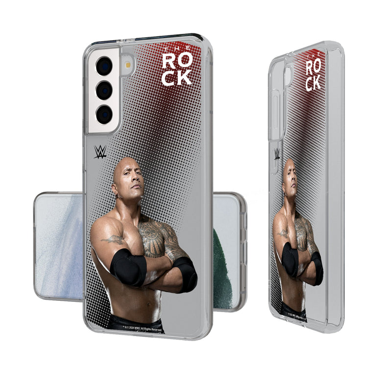 The Rock Superstar Galaxy Clear Phone Case