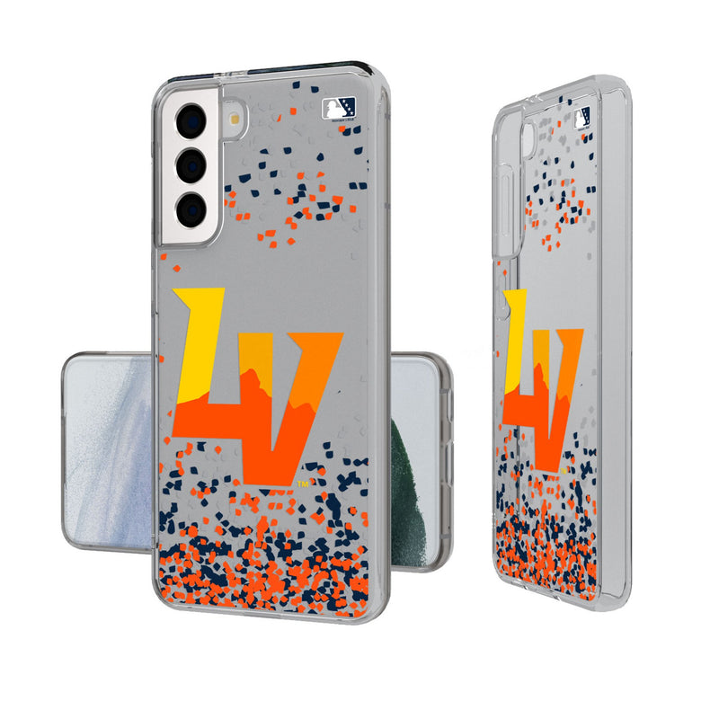 Las Vegas Aviators Confetti Galaxy Clear Phone Case