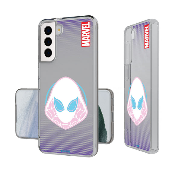 Marvel Spider-Gwen Grid Galaxy Clear Phone Case