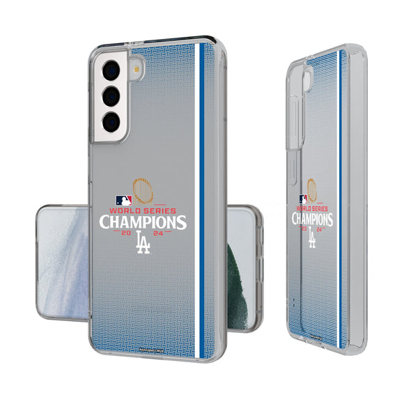 LA Dodgers 2024 MLB World Series Galaxy Clear Phone Case