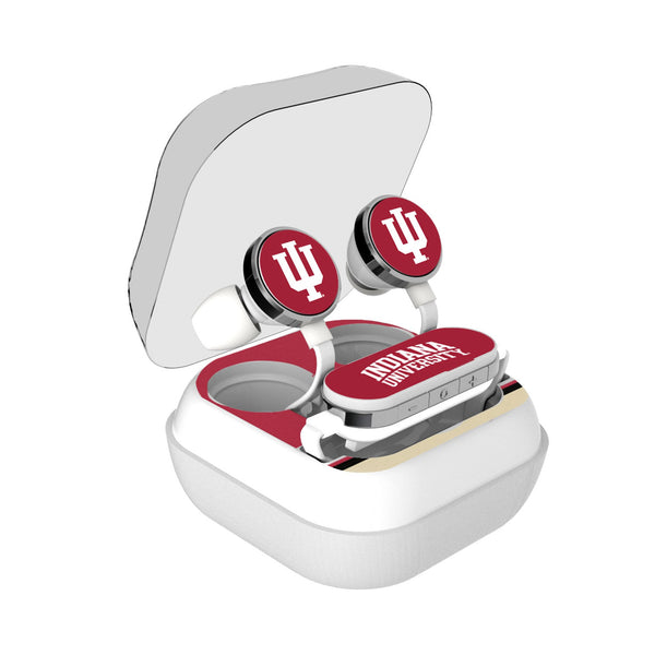 Indiana University Hoosiers Stripe Wireless Earbuds