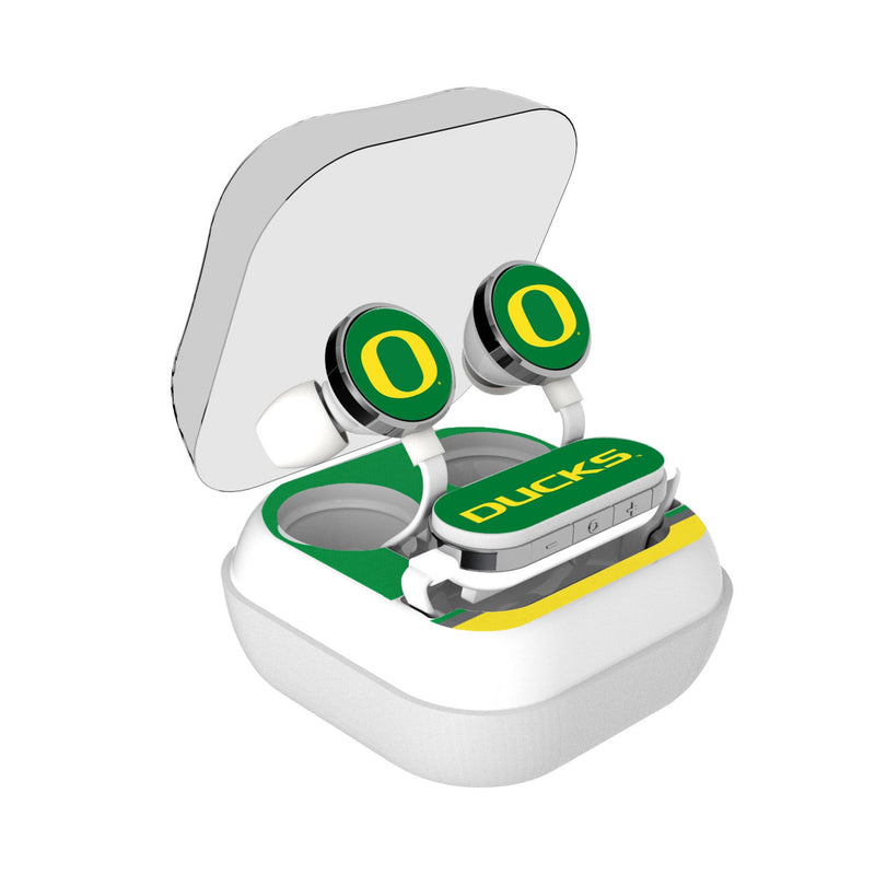 University of Oregon Ducks Stripe Wireless Earbuds