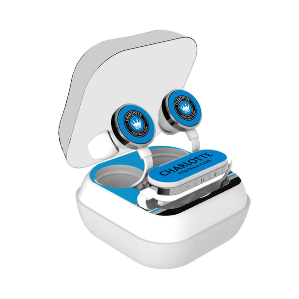 Charlotte FC  Stripe Wireless Earbuds