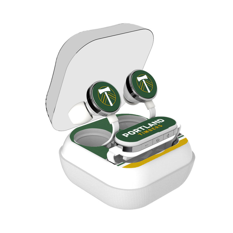 Portland Timbers   Stripe Wireless Earbuds