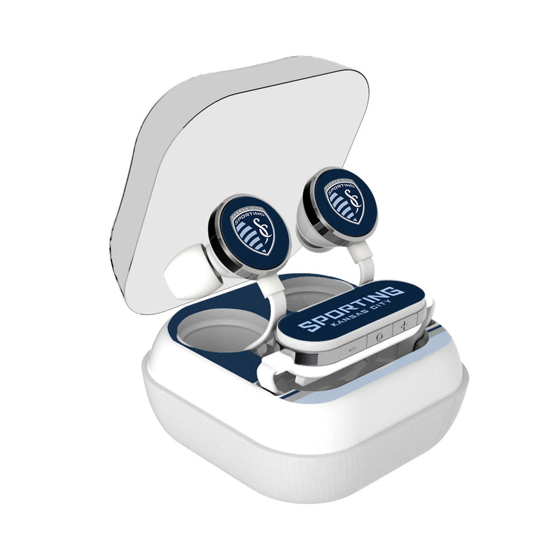 Sporting Kansas City   Stripe Wireless Earbuds