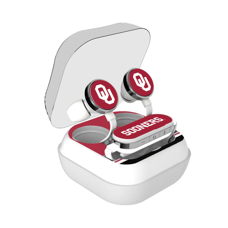 University of Oklahoma Sooners Stripe Wireless Earbuds