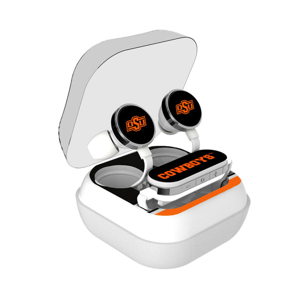 Oklahoma State University Cowboys Stripe Wireless Earbuds