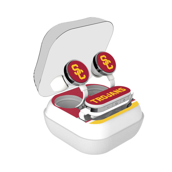 University of Southern California Trojans Stripe Wireless Earbuds