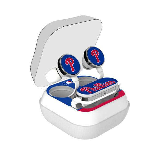 Philadelphia Phillies Stripe Wireless Earbuds