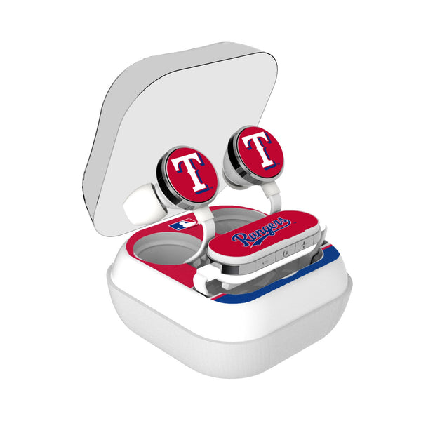 Texas Rangers Stripe Wireless Earbuds