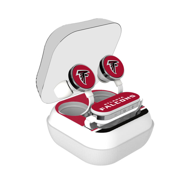 Atlanta Falcons Stripe Wireless Earbuds