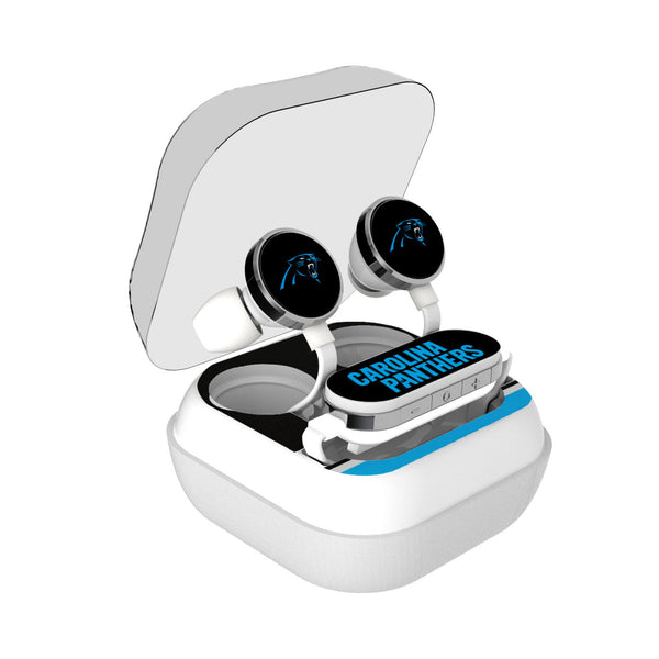 Carolina Panthers Stripe Wireless Earbuds