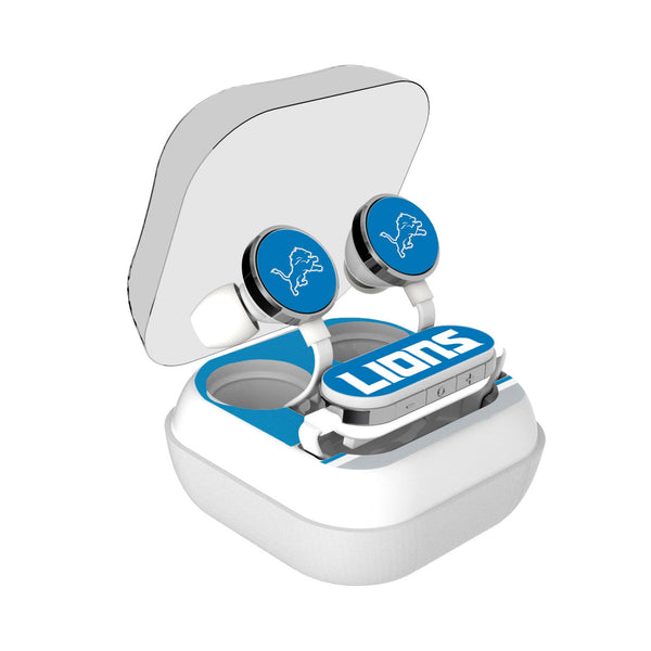 Detroit Lions Stripe Wireless Earbuds