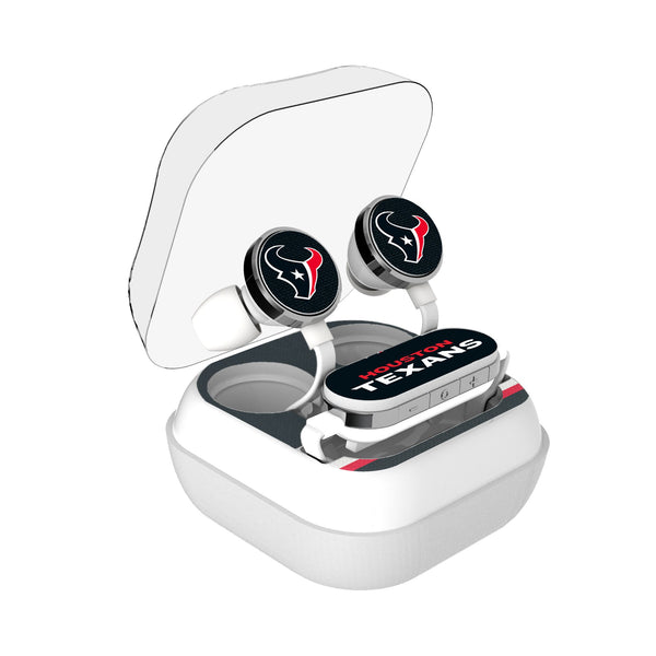 Houston Texans Stripe Wireless Earbuds