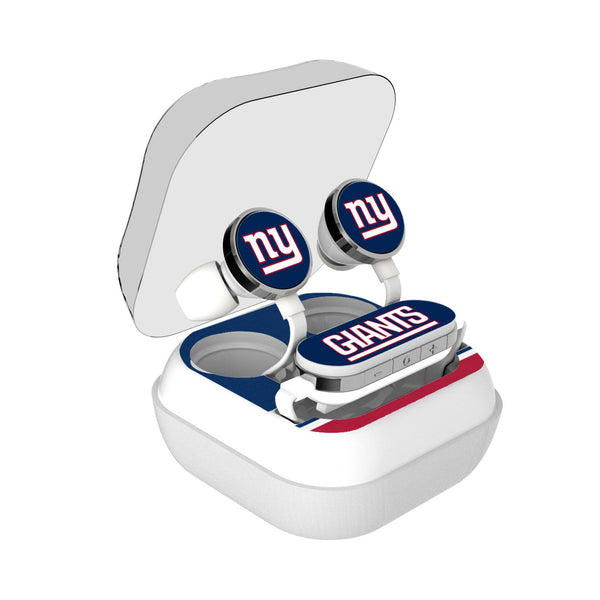 New York Giants Stripe Wireless Earbuds